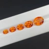 Oval-cut cultivated Fanta garnet details Picture